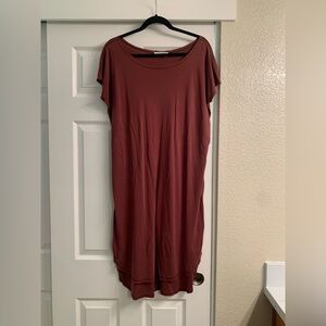 Casual Rust Dress
